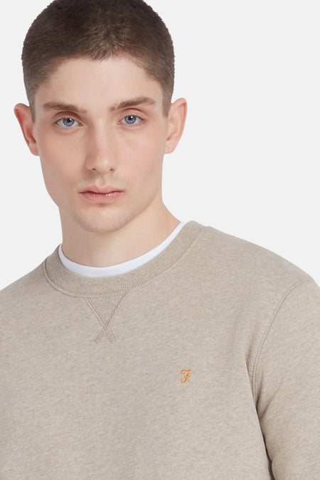 Sweat col O Beige - FARAH