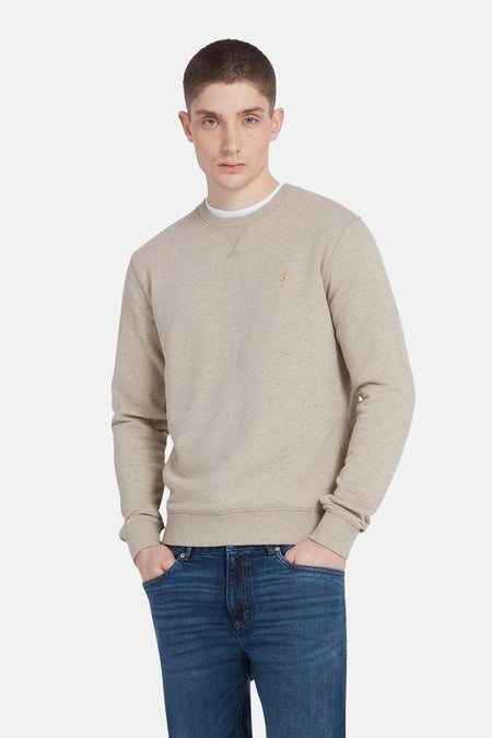 Sweat col O Beige - FARAH