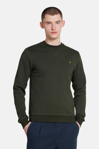 Sweat col O Vert - FARAH