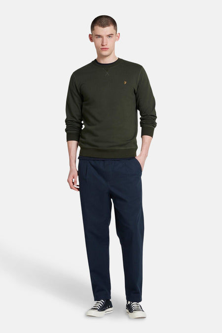 Sweat col O Vert - FARAH