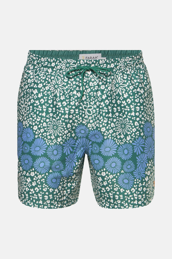 	Heren tops beachwear zwemshort Vert - FARAH