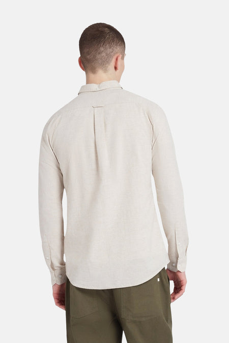 Chemise à manches longues - beige