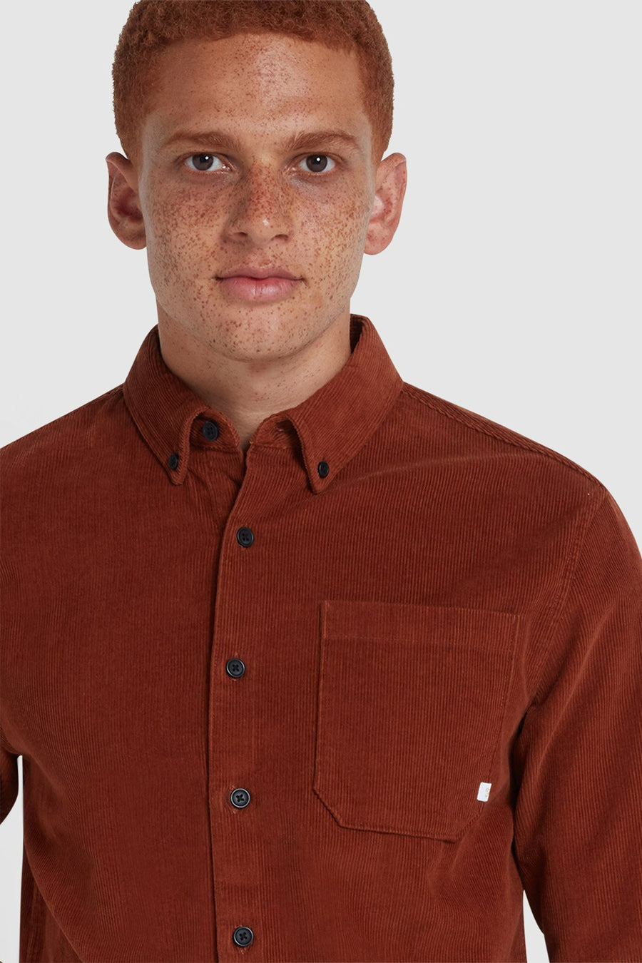 Chemise à manches longues - orange - FARAH