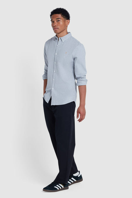 Chemise à manches longues - gris