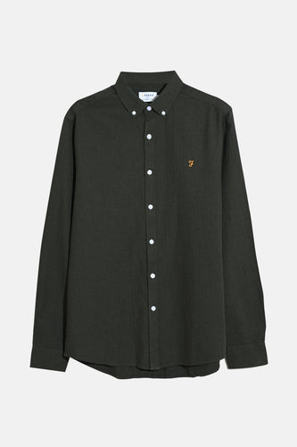 Chemise à manches longues - vert - FARAH - 5