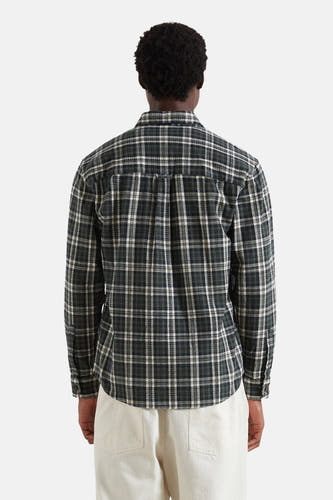 Chemise multicolore à manches longues de FARAH, avec un motif rayé sur le dos.