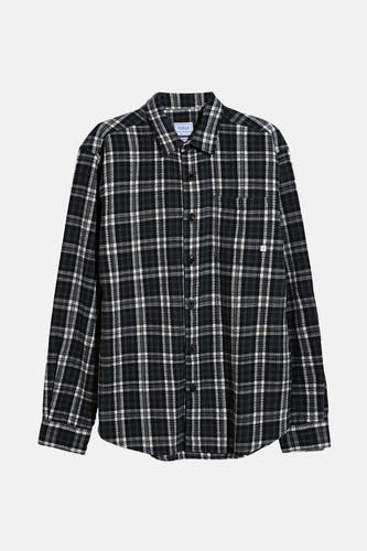 Chemise multicolore à manches longues de FARAH, avec un motif à carreaux et une fermeture à boutons.