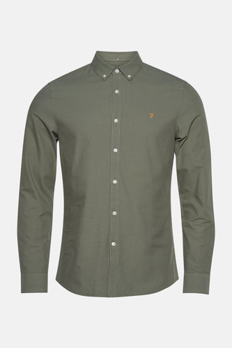 Chemise à manches longues - vert - FARAH