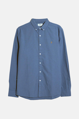 Chemise à manches longues - bleu - FARAH