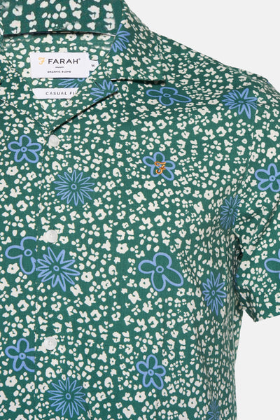Chemise (manches courtes) Vert - FARAH