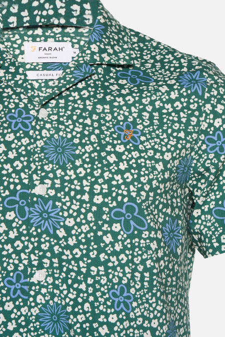 Chemise (manches courtes) Vert - FARAH