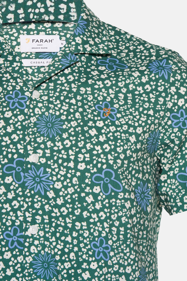 Chemise (manches courtes) Vert - FARAH