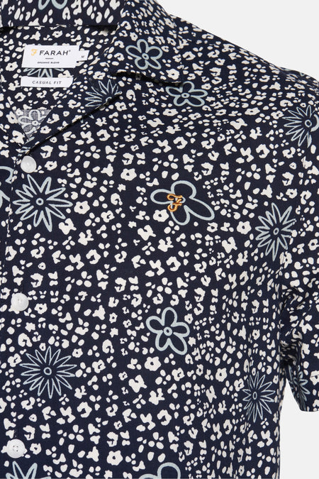Chemise (manches courtes) Bleu - FARAH