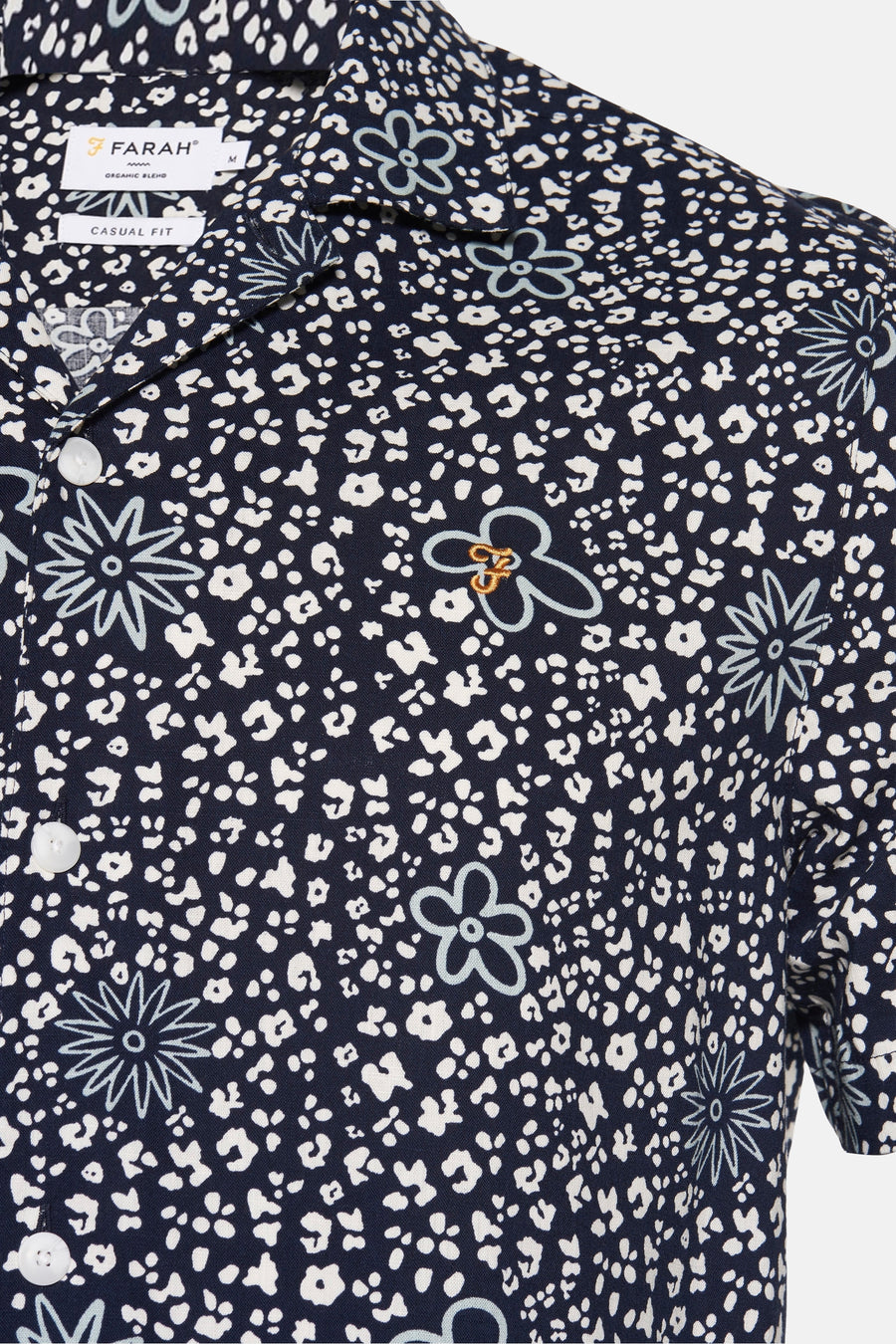 Chemise à manches courtes - bleu - FARAH