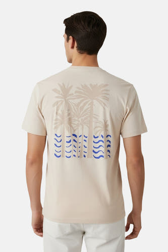 T-shirt à manches courtes - Beige