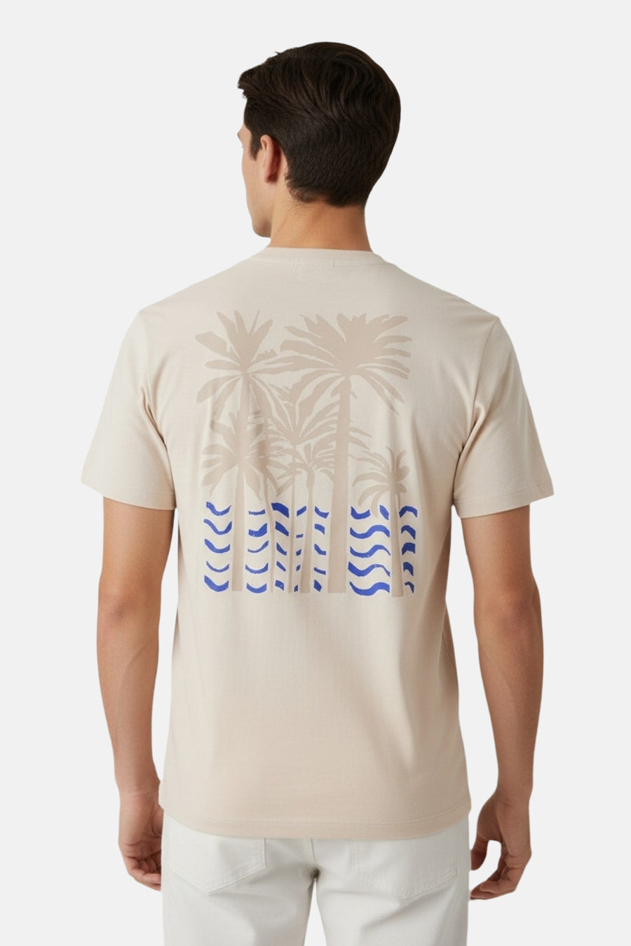 T-shirt à manches courtes - Beige