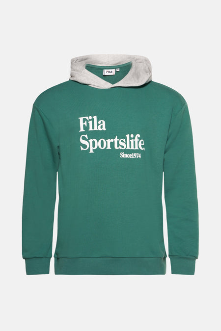 Sweat à capuche Vert - FILA