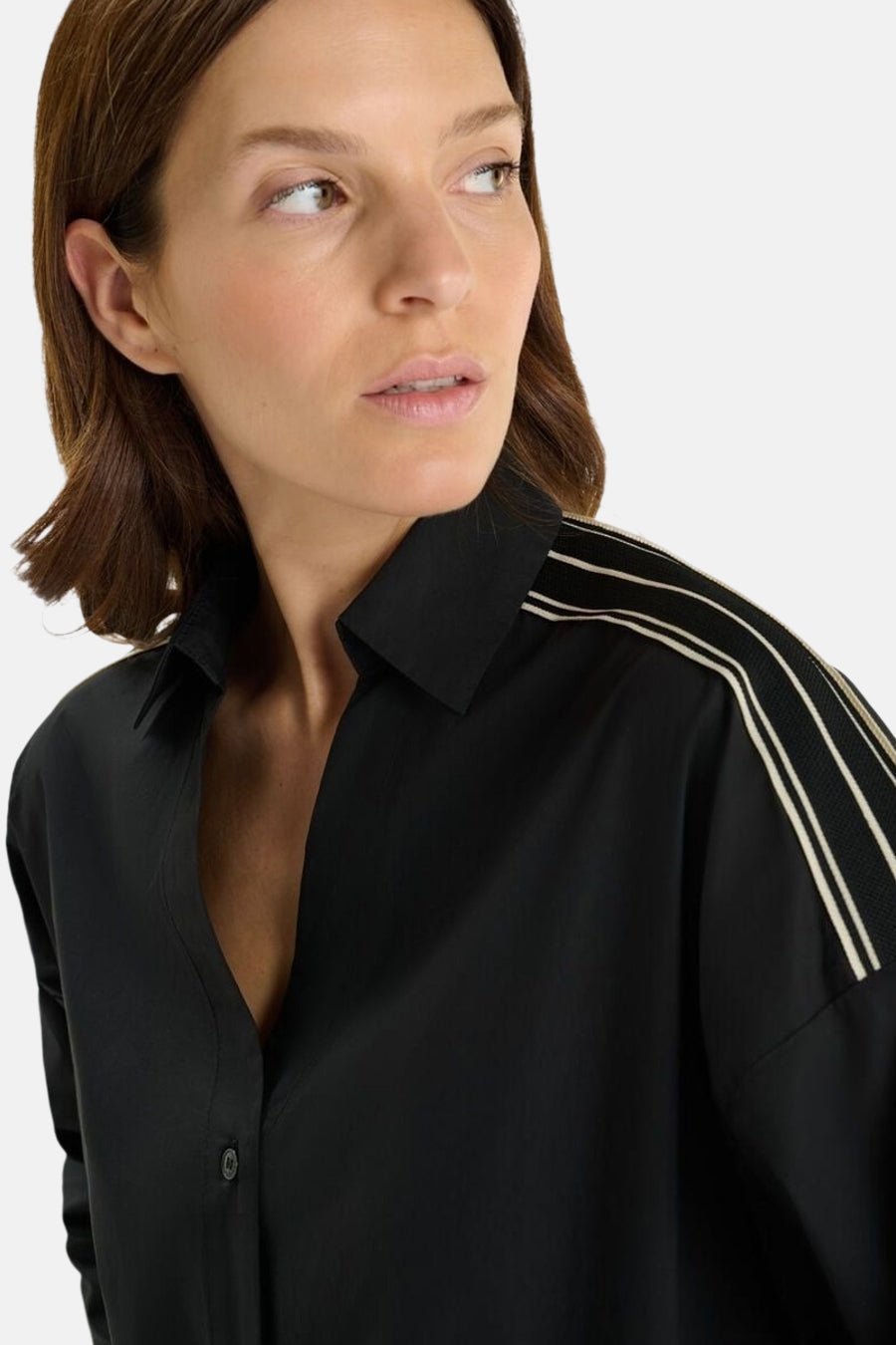 Chemisier (manches longues) noir - LE TEMPS DES CERISES - LE TEMPS DES CERISES - 3