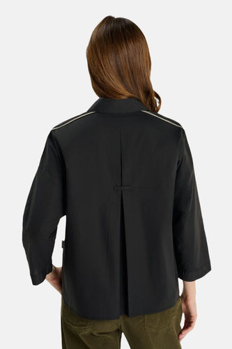 Chemisier (manches longues) noir - LE TEMPS DES CERISES - LE TEMPS DES CERISES - 4