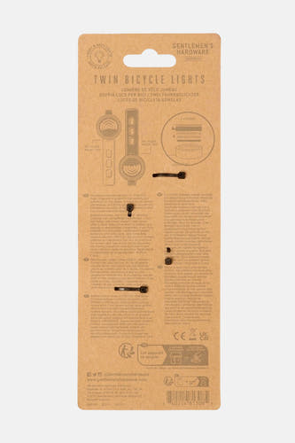 Cadeau multicolore de Gentlemen's Hardware, emballé sur un fond cartonné avec des détails de produit et de petits éléments de montage.