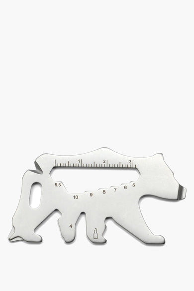 Cadeau multicolore de Gentlemen's Hardware sous la forme d'un ours avec des fonctionnalités outils.