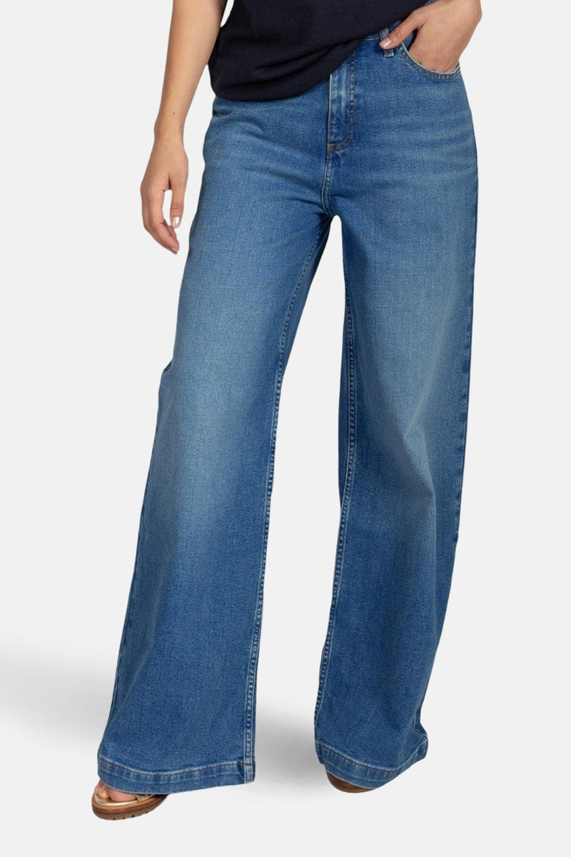 GLAMOUR - Mid blue denim