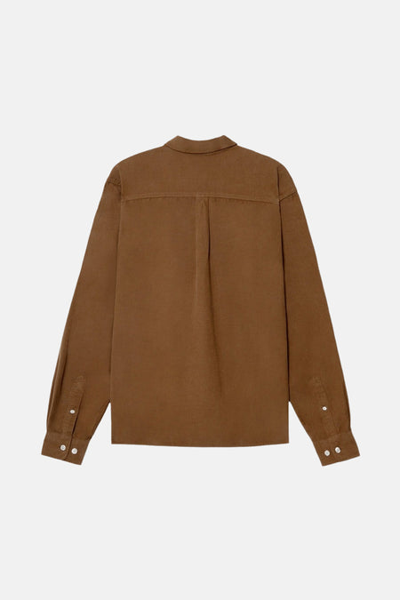 Chemise à manches longues - brun