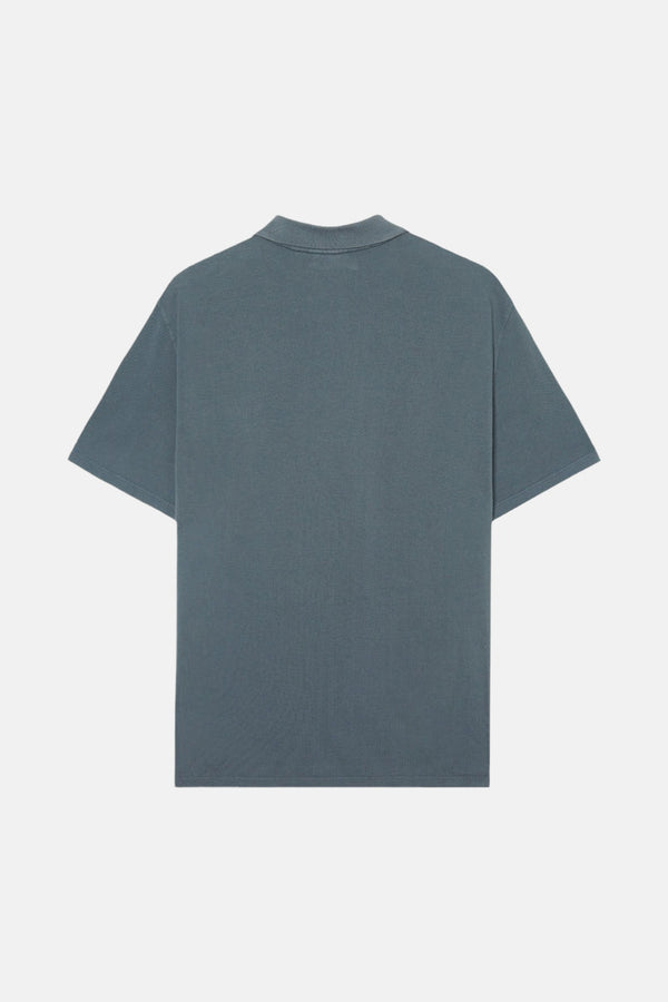 	Heren tops polo korte mouw Bleu - POMPEII