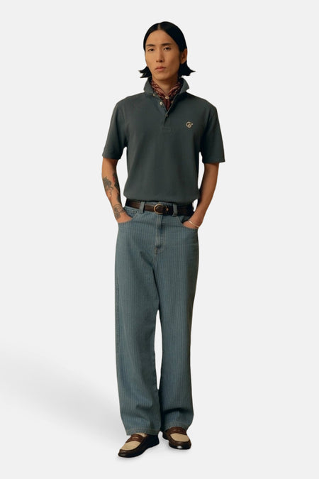 Polo à manches courtes - bleu