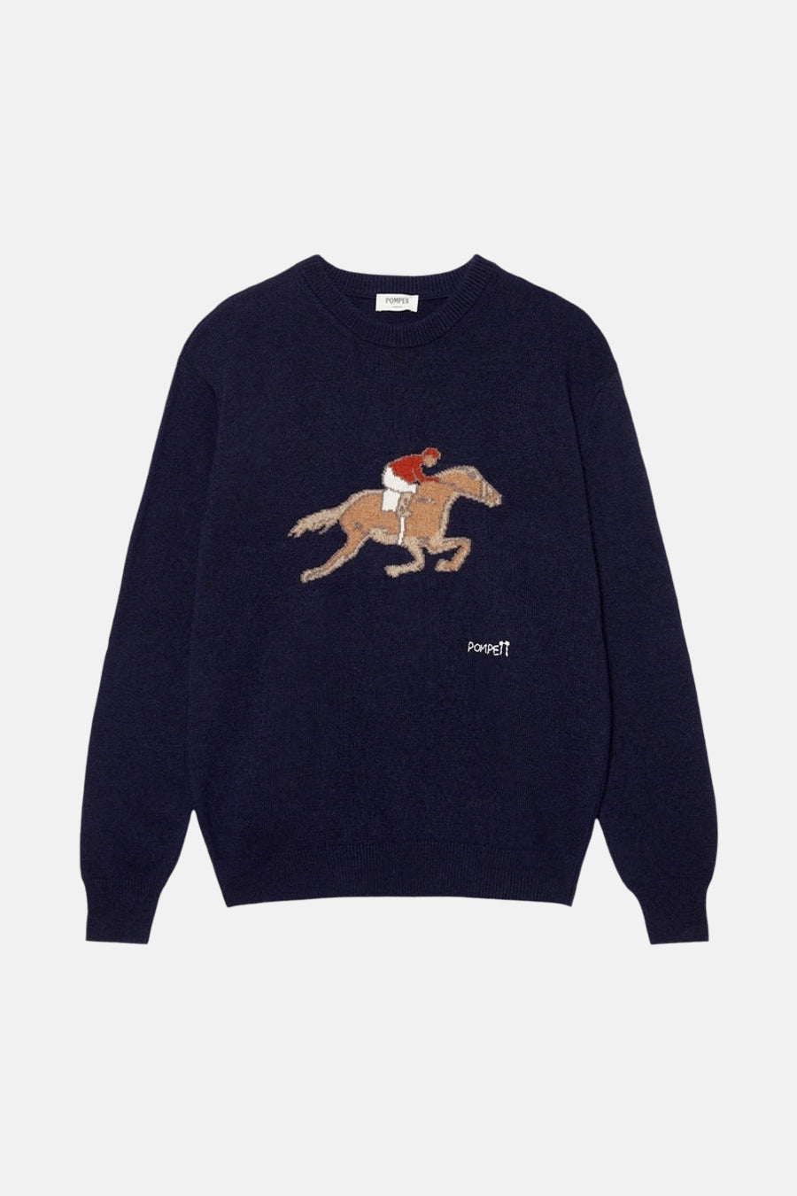 Pull à col rond - bleu - POMPEII - 3