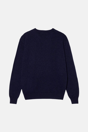 Pull à col rond - bleu - POMPEII - 4