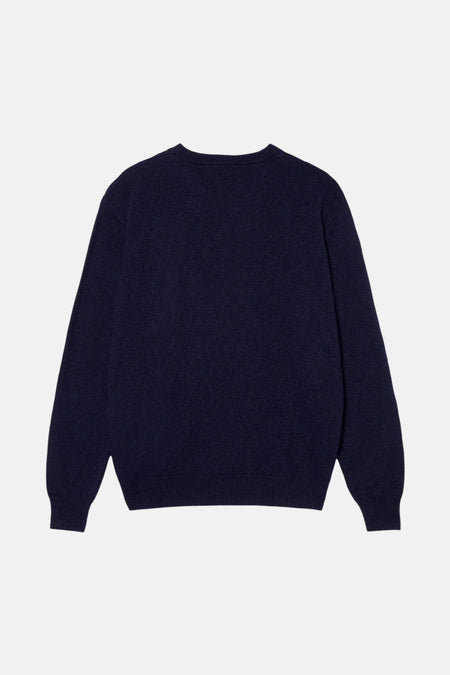 Pull à col rond - bleu