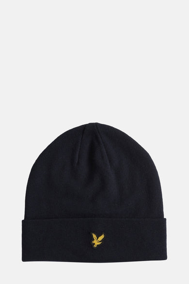 Casquette bleue de Lyle & Scott avec un logo brodé.