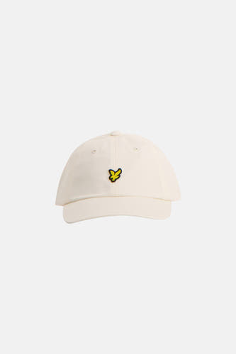 Casquette écru de Lyle & Scott, avec sangle réglable à l'arrière.