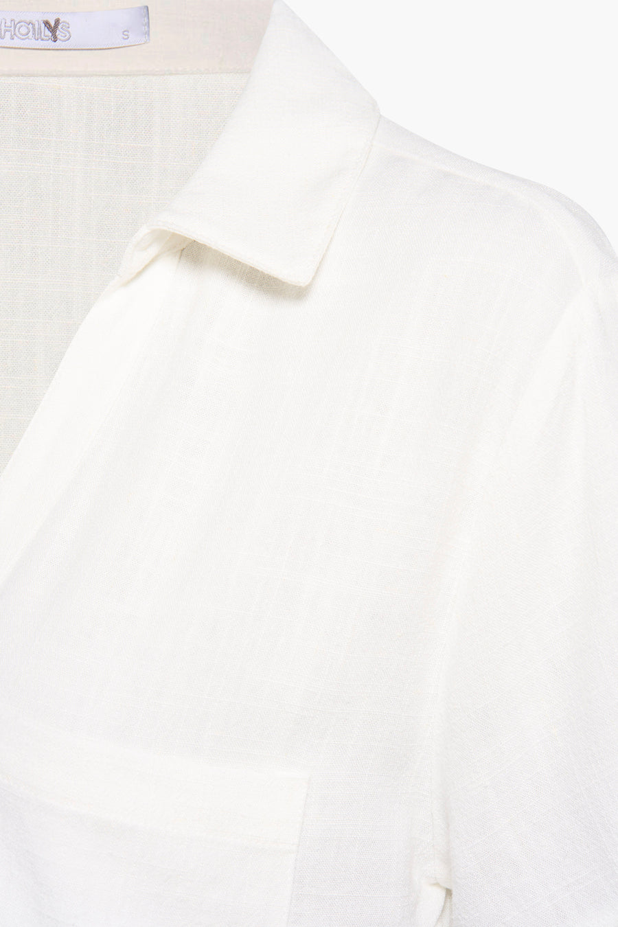 Chemise &agrave; manches courtes - beige