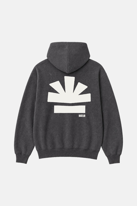 Sweat à capuche gris - BASELAB