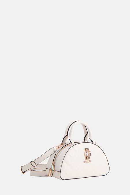 Manteau de dos blanc Guess Guess avec un motifon et dé dé dé dé or...