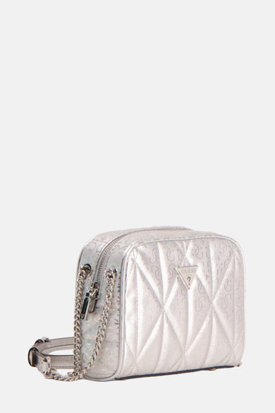 Écharpe en épaules Guess Guess avec motif de quilting et chaîne argentée.