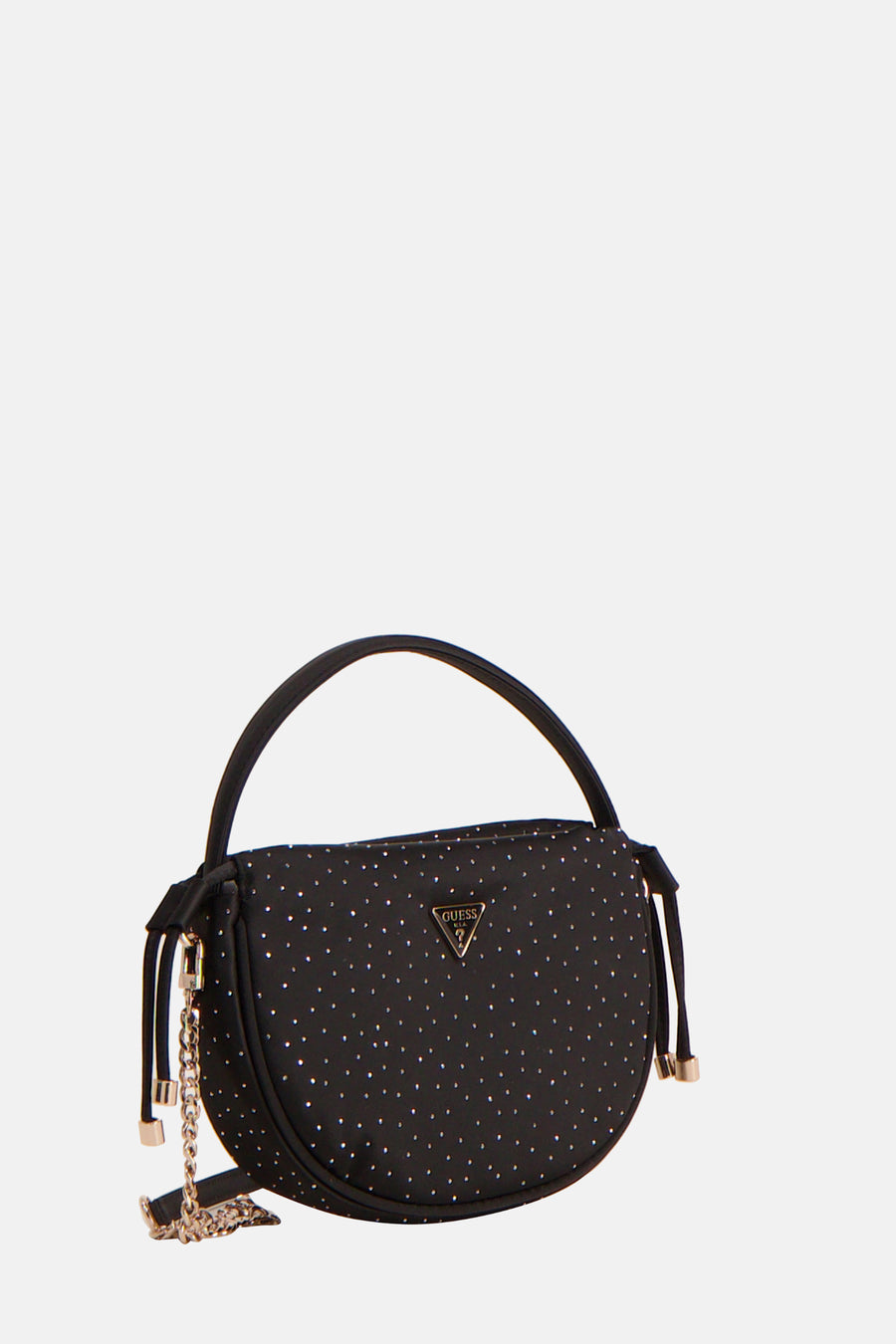 Zwarte GUESS handtas met studs.