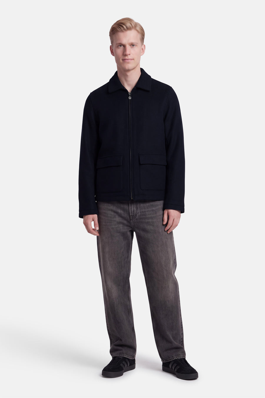 Veste courte - bleu