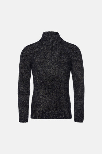 Pull col O - bleu