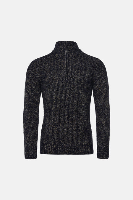 Pull col O bleu - INDIGOLD
