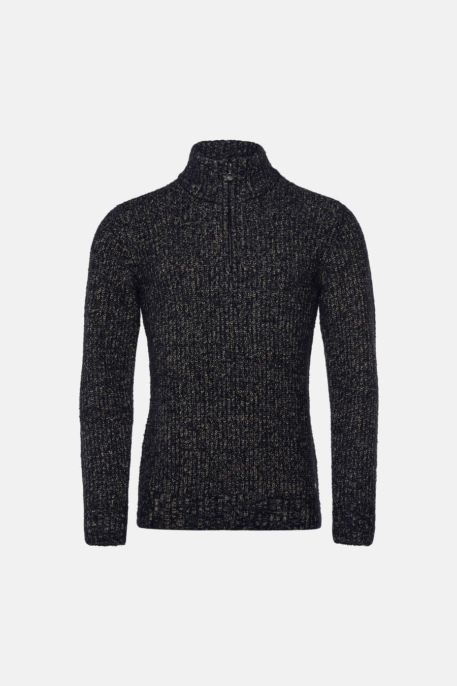 Pull col O - bleu