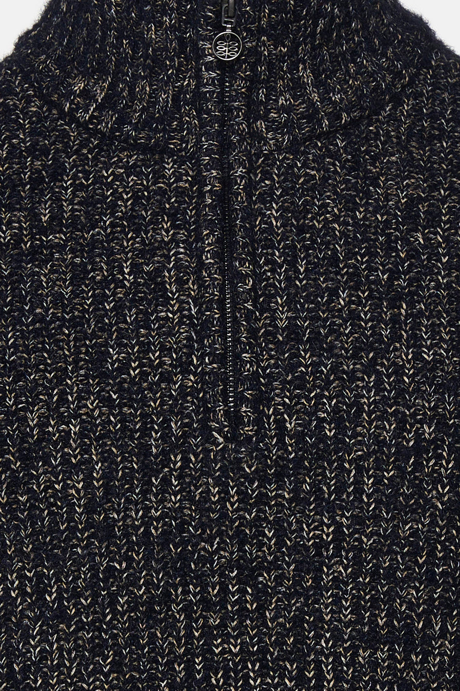 Pull col O - bleu