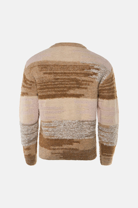 Pull col O beige - INDIGOLD