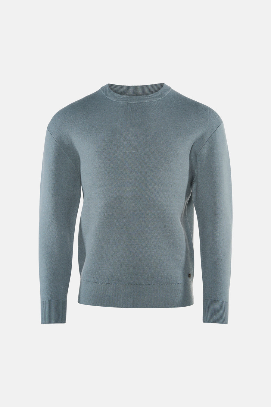 Pull col O - bleu