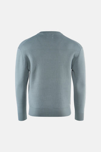 Pull col O - bleu