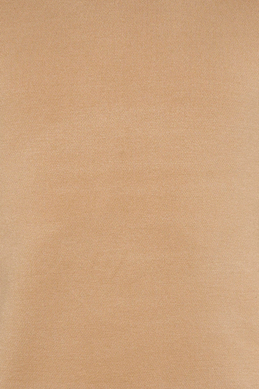 Pull col O - beige