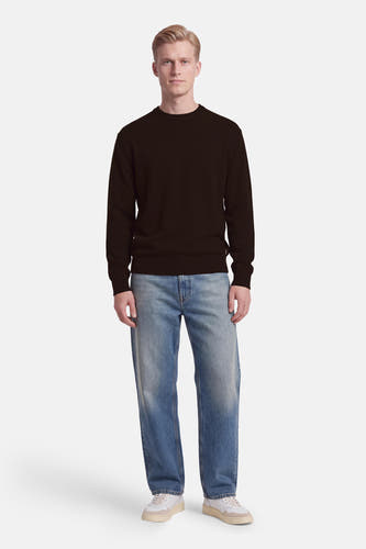 Pull col O - brun
