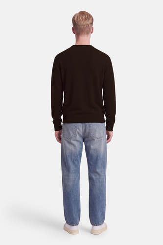 Pull col O - brun